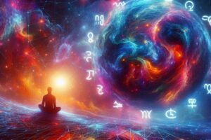 Los horoscopos y los signos del zodiaco, colores del universo
